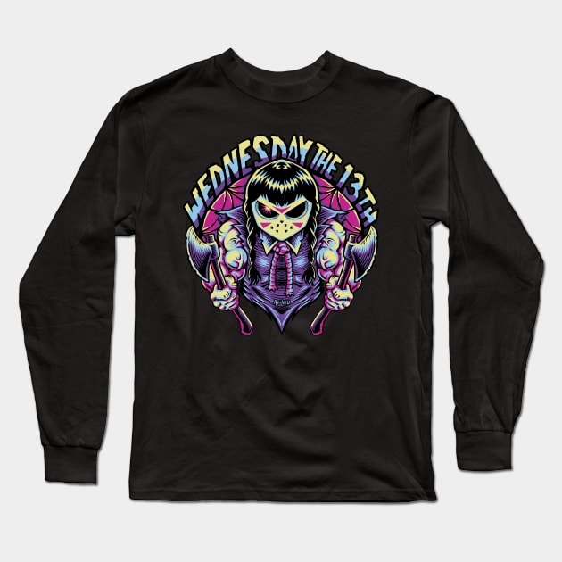 Wednesday the 13th Long Sleeve T-Shirt by Andriu